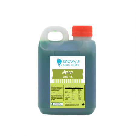 1L Snow Cone Syrup - Lime